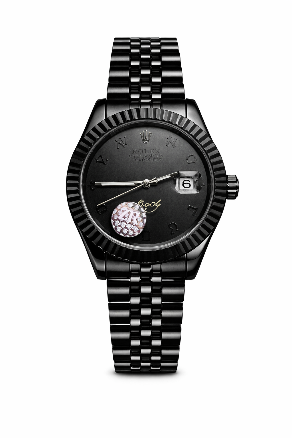 Black Luxury Stainless Steel Men’s Watch