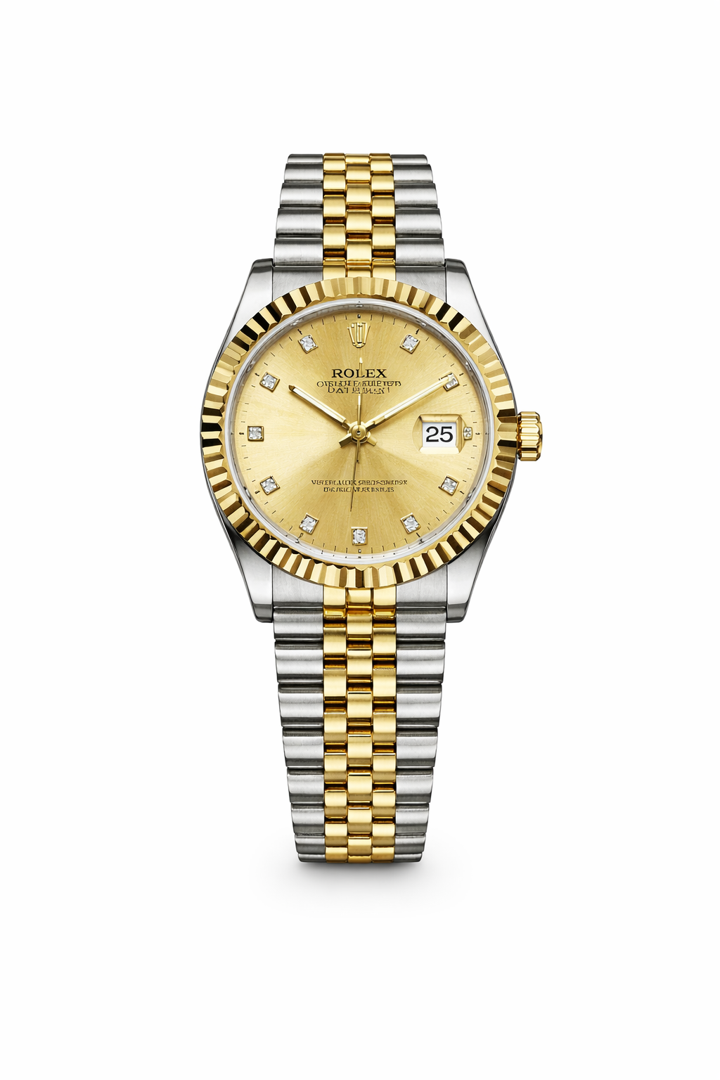 Rolex Datejust Two-Tone Gold Diamond Dial