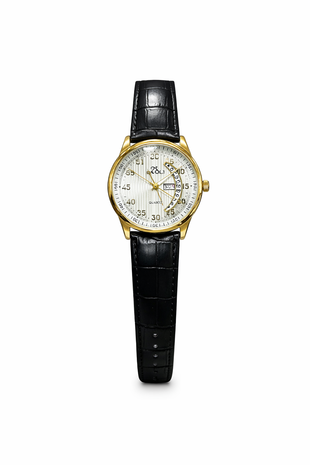 Luxury Dial Leather Strap Watch
