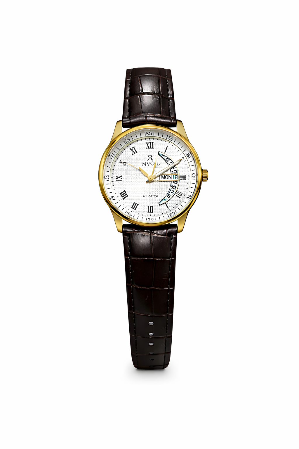 Luxury Dial Leather Strap Watch