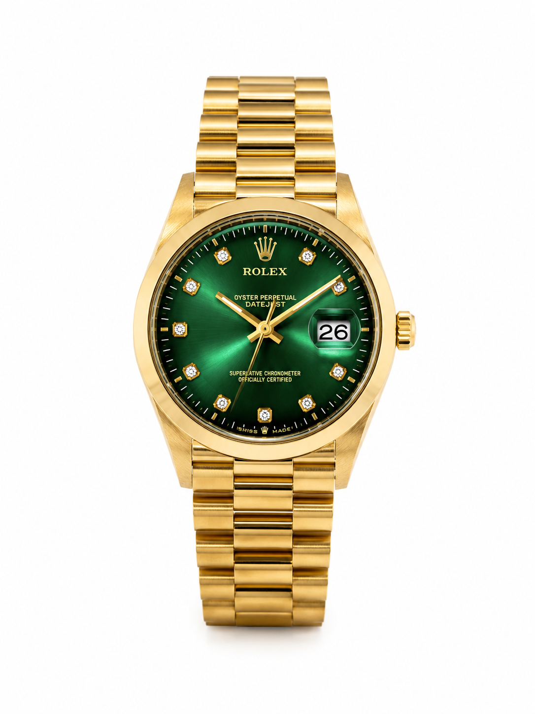 Rolex Datejust Two-Tone Gold Diamond Dial