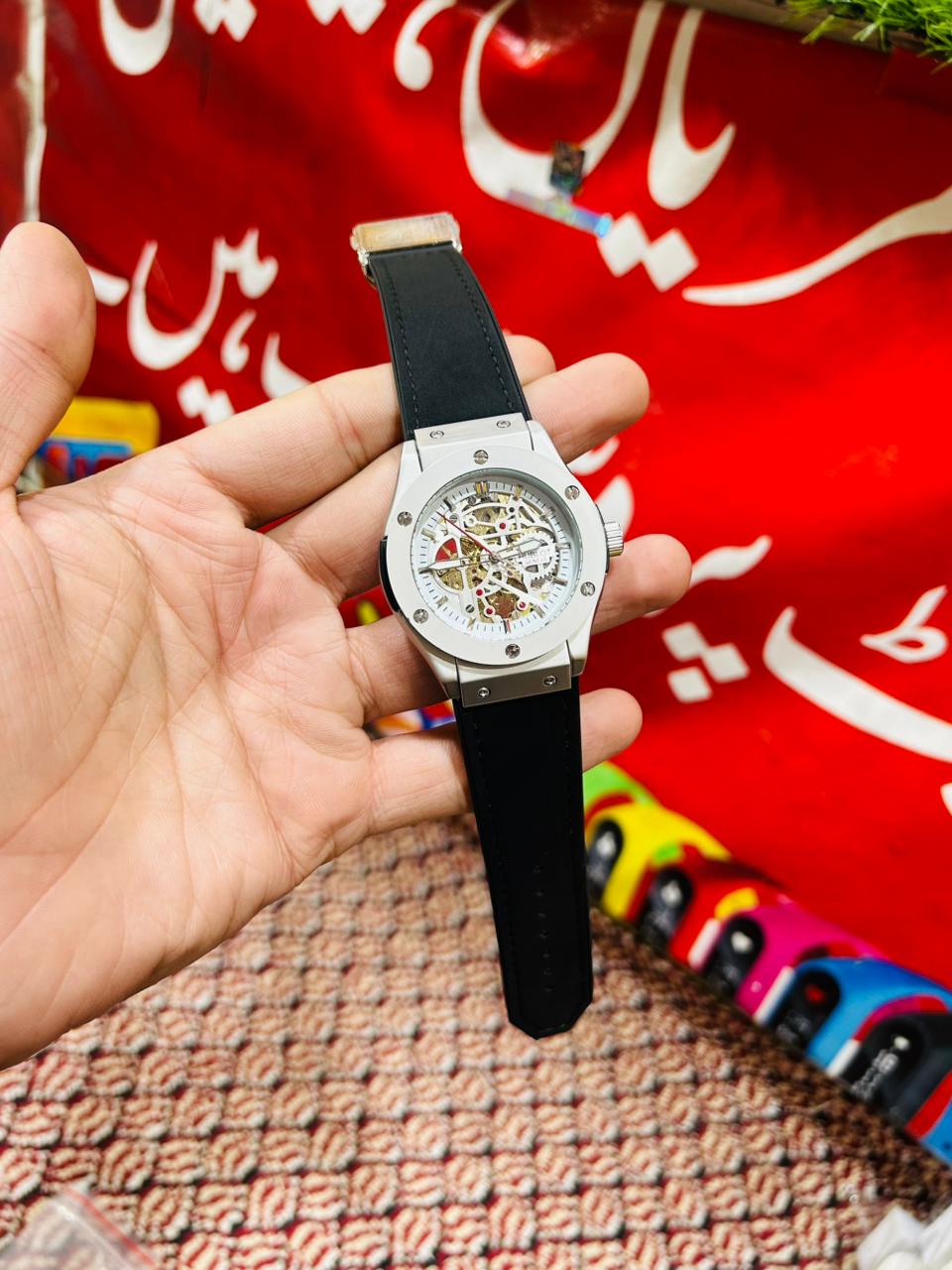 HUBLOT SKELETON DIAL AUTOMATIC