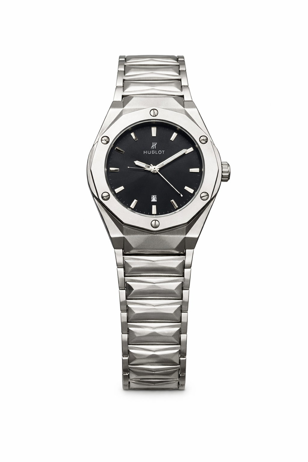 Luxury Blue Dial Stainless Steel Watch