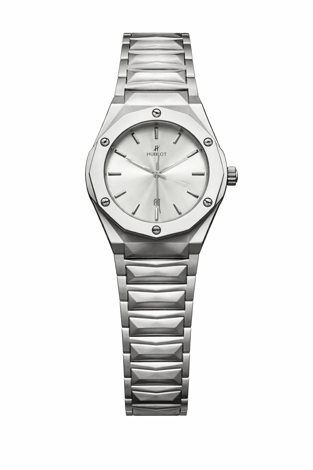 Luxury Blue Dial Stainless Steel Watch