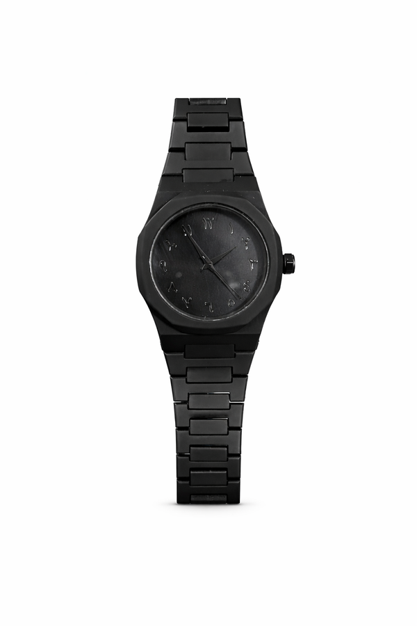 Black Aura Minimalist Watch