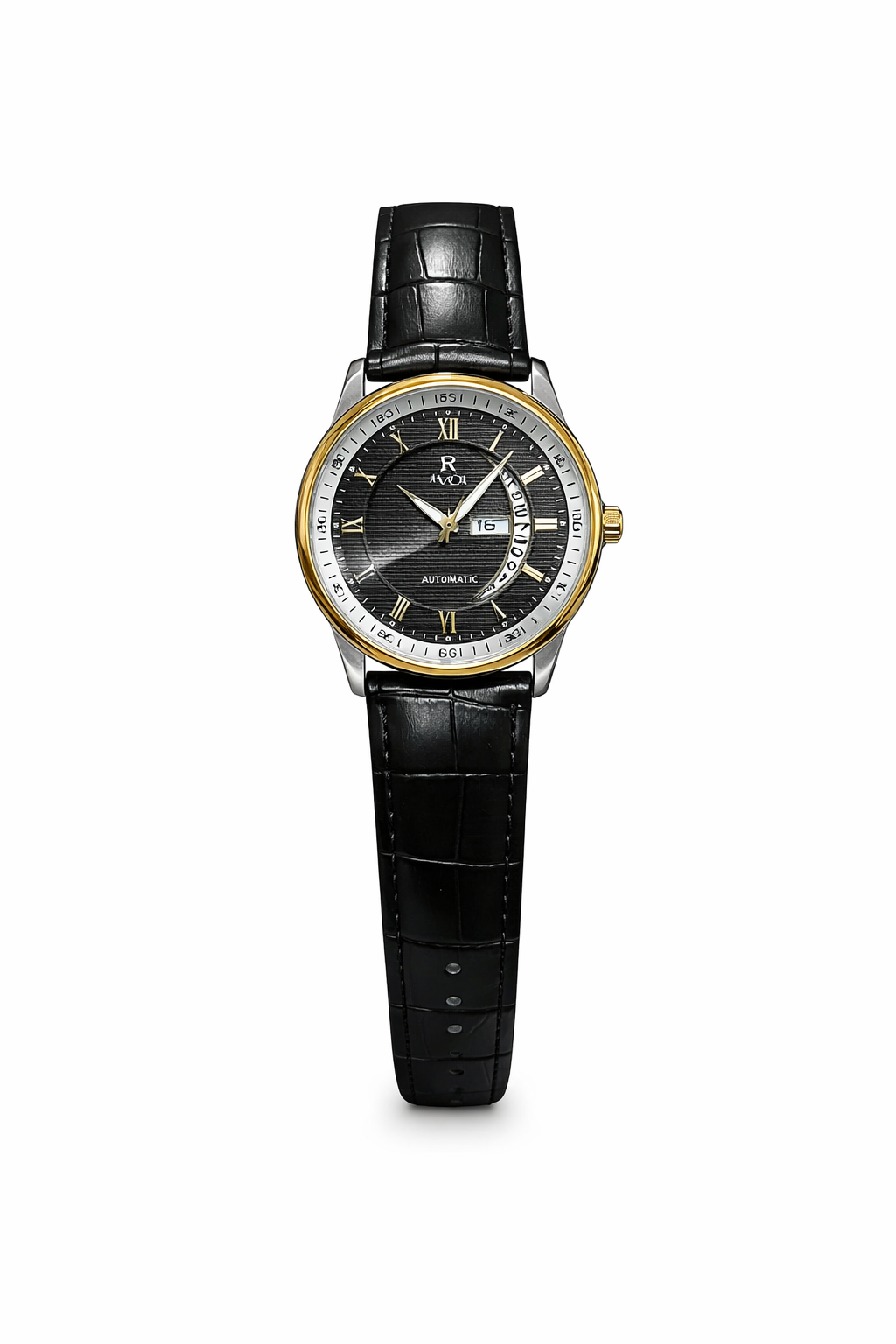 Luxury Dial Leather Strap Watch