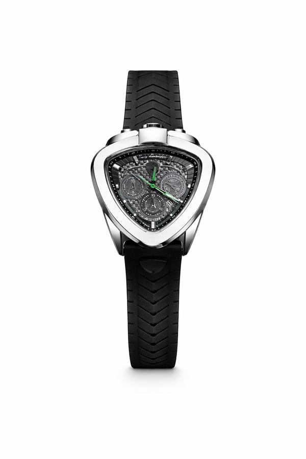 Lamborghini Black Sport Chronograph Watch