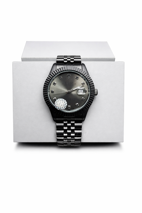 Black Luxury Stainless Steel Men’s Watch